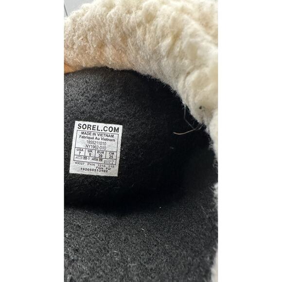 Sorel Yoot PAC Nylon Black Boots NY1962-010 Youth Size 7 Waterproof With Box - Picture 6 of 8